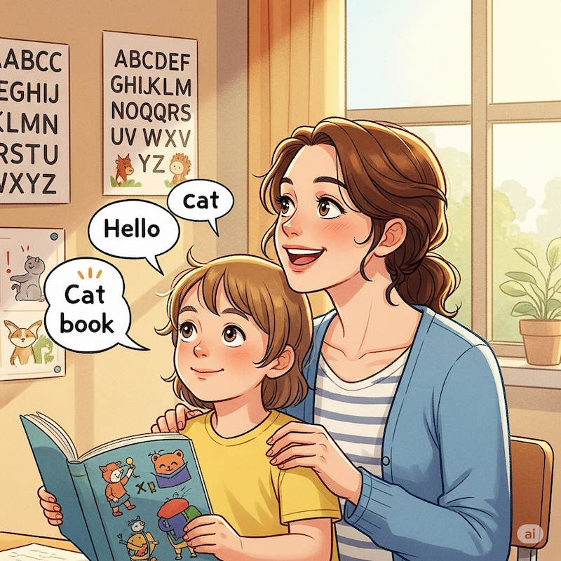 楽しそうにしている女の子