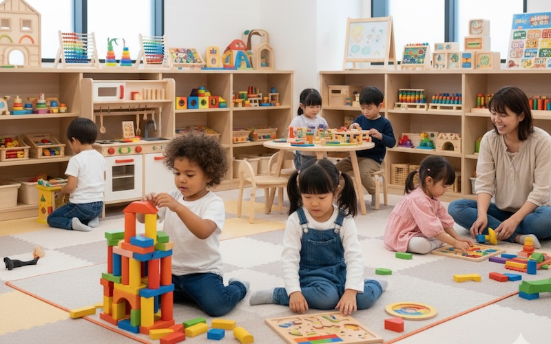 知育おもちゃコーナー