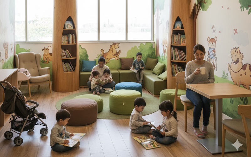 絵本と休憩の森