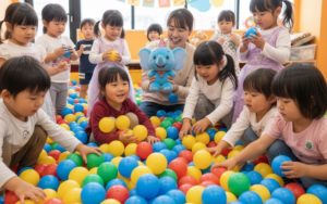 ボールプールオーシャンで宝探し！限定グッズをゲットしよう！